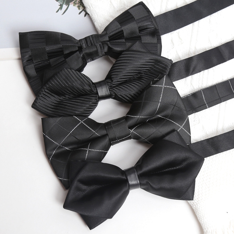 Bow Tie Pre Tied - โบว์ผูกคอผีเสื้อ 1 ชิ้น สำหรับงานปาร์ตี้ งานแต่งงาน ผู้ชาย