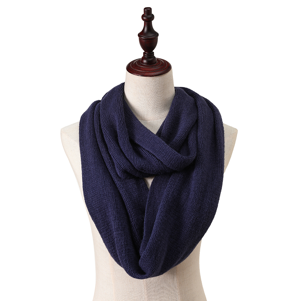 ผ้าพันคอถักลายริบแบบอินฟินิตี้ - Infinity Scarf Knit บทวิจารณ์และราคา