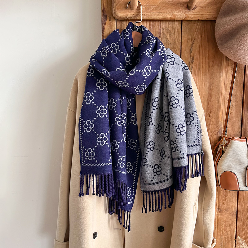 แบรนด์ Jacquard ออกแบบฤดูหนาวส - Woven Scarf Blanket บทวิจารณ์และราคา
