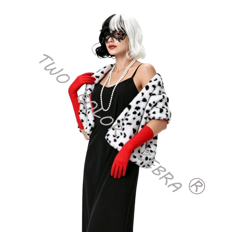Cruella Deville คอสเพลย์อะนิเม - Face Scarf Mask บทวิจารณ์และราคา