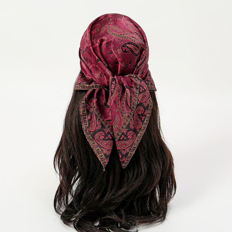 ผ้าพันคอผ้าไหมหรูหรา 70*70 ซม. - Face Scarf Mask บทวิจารณ์และราคา
